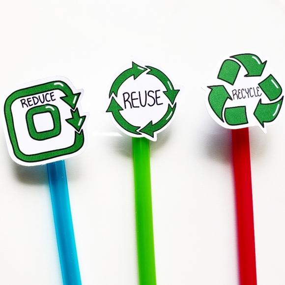 Reseller Sticker Shop | Other | Recycle Reduce Reuse Stickers 5 6 Count ...